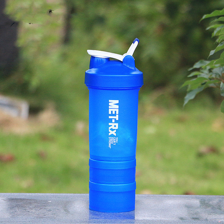 Wholesale Custom Eco-Friendly 17oz BPA Free Plastic 3 Layers Fitness Protein Shaker